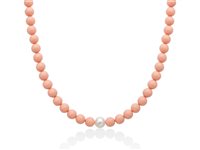 Collana Miluna Donna Terra E Mare in Corallo Perla PCL4821